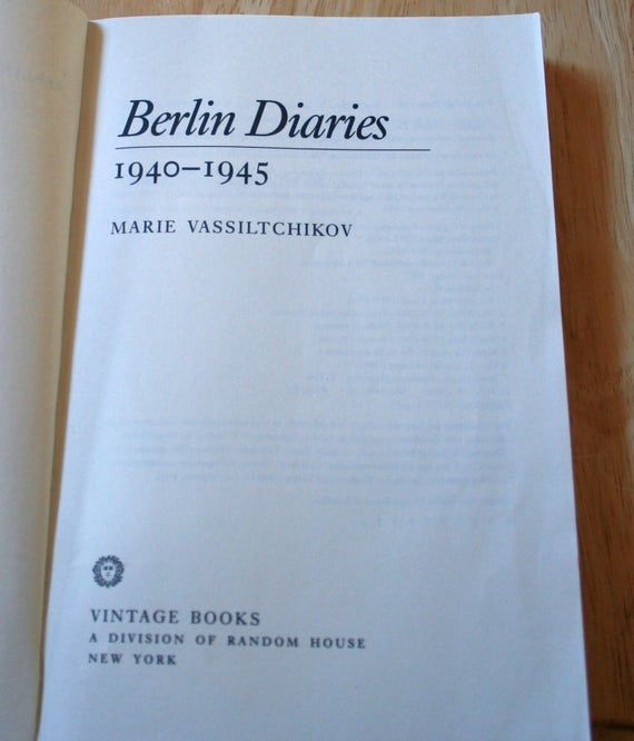 1945 diary 1940 vintage berlin